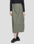 Nevada Woven Open Side Pocket Women's Midi Skirt