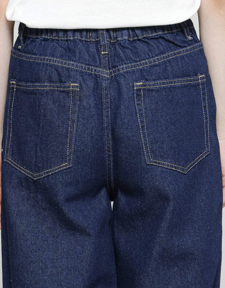 Nevada Wide Leg Raw Denim Celana Panjang Wanita