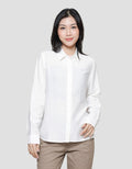 Connexion Clap Button Boneo Women's Long Sleeve Blouse