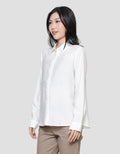 Connexion Clap Button Boneo Women's Long Sleeve Blouse
