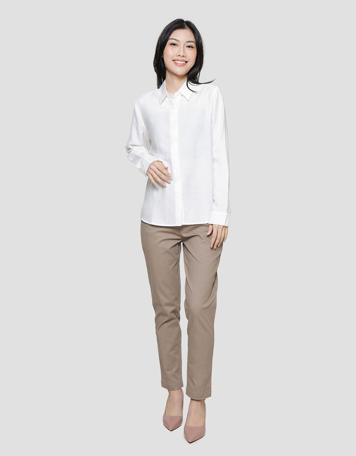 Connexion Clap Button Boneo Blouse Lengan Panjang Wanita