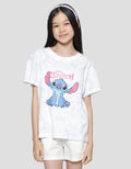 Disney Stitch Tiedye Girls T-Shirt