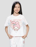 Disney Tiedye My Melody Girls Short Sleeve T-Shirt