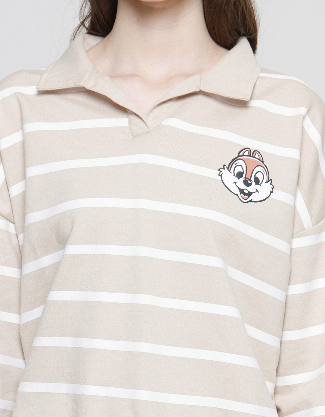 Disney Chip N Dale Collar Sweater Women