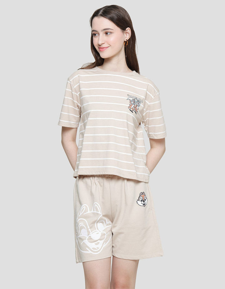 Disney Chop N Dale Stripe Women's T-Shirt