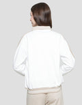 Disney Collar Print Chip N Dale Women's Varsity Jacket