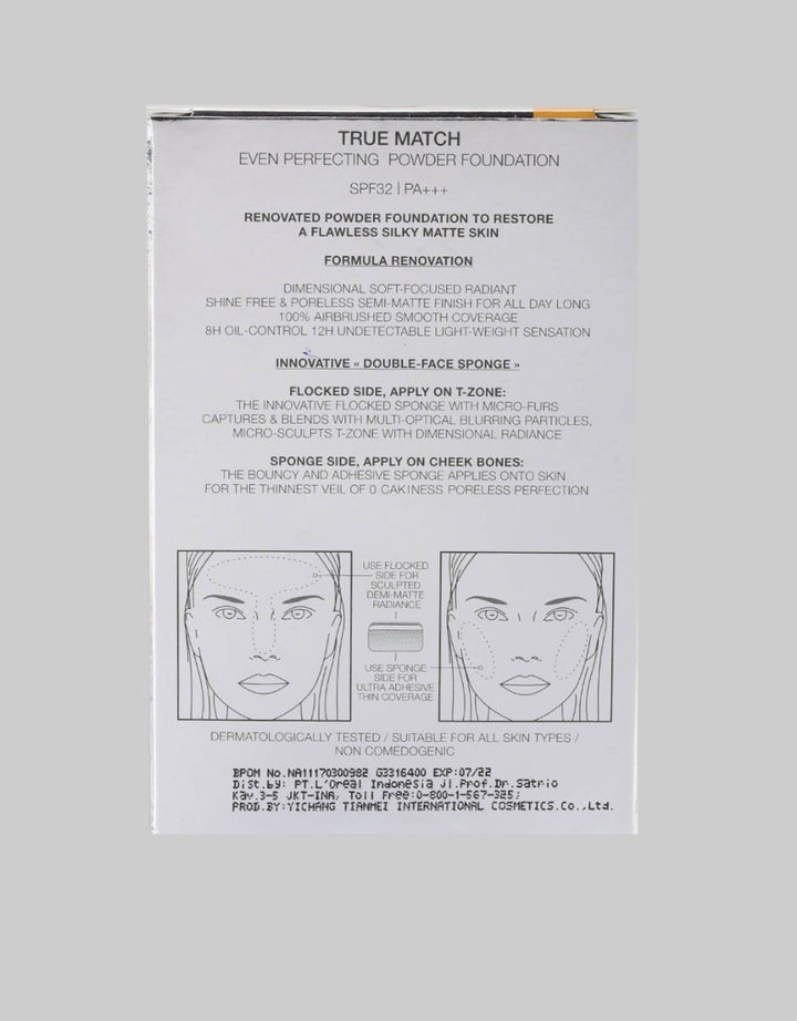 L'Oreal Paris True Match Powder Foundation Two Way - N7 Nude Amber