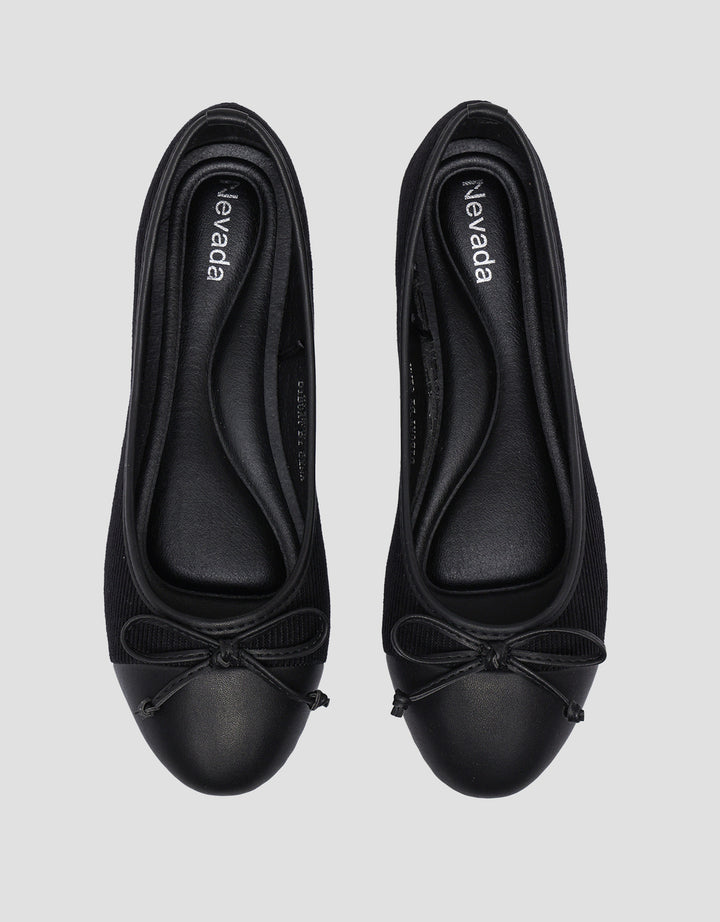 Nevada Ribbon Ballerina Sepatu Flat Wanita