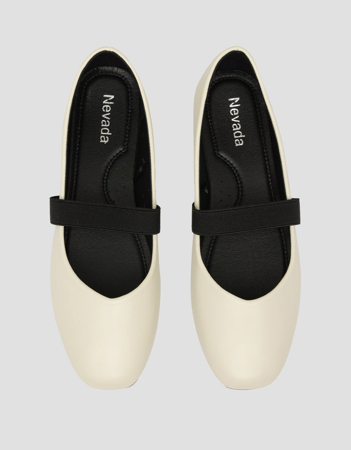 Volo Nevada Mary Jane Simply Sepatu Slip On Wanita