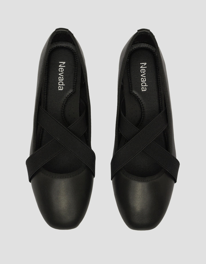 Nevada Mary Jane Sepatu Slip On Wanita