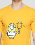 T Zone Racket Minions Kaos Lengan Pendek Pria