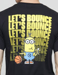 T Zone Banana Let's Bounce Minions Kaos Lengan Pendek Pria