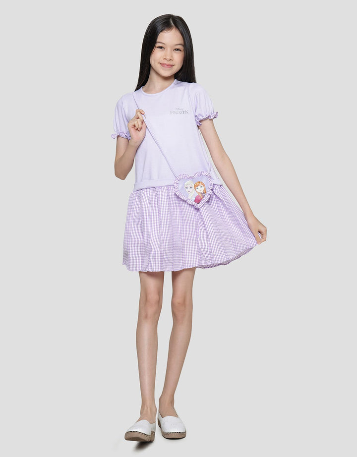 Disney Sling Pocket Frozen Midi Dress Anak Perempuan