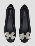 Connexion Shining Ribbon Ballerina Sepatu Wanita