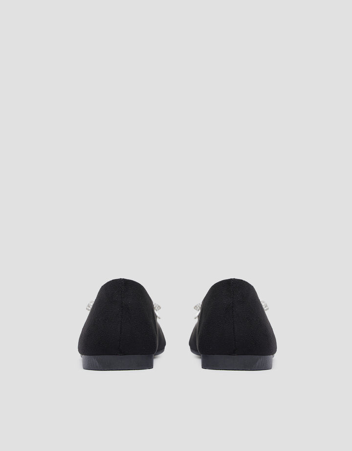Connexion Shining Ribbon Ballerina Sepatu Wanita