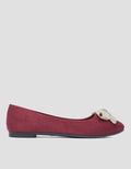 Connexion Shining Ribbon Ballerina Sepatu Wanita