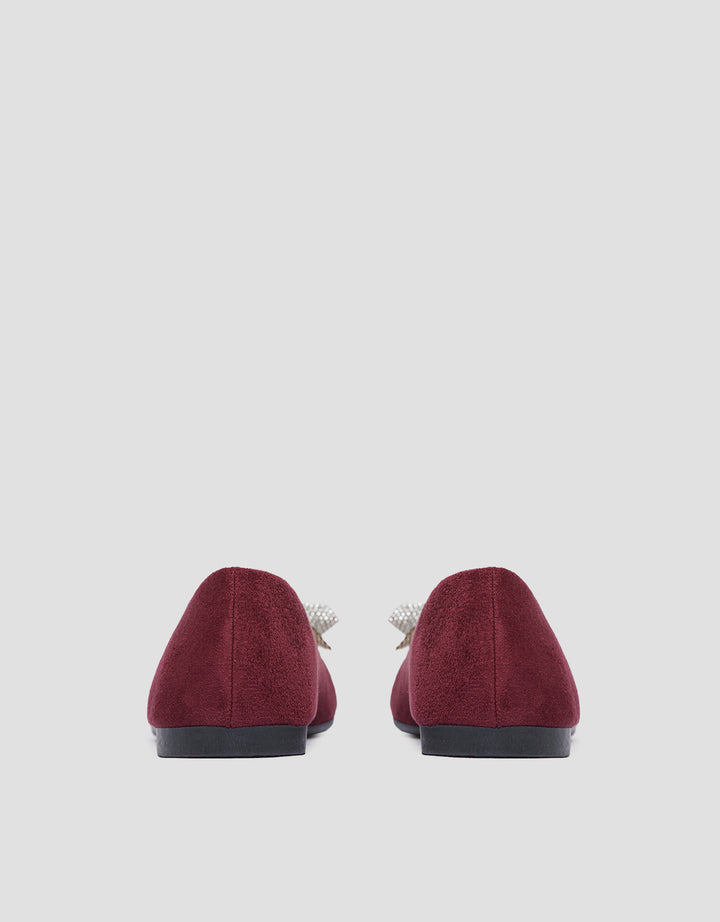 Connexion Shining Ribbon Ballerina Sepatu Wanita