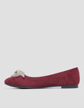 Connexion Shining Ribbon Ballerina Sepatu Wanita