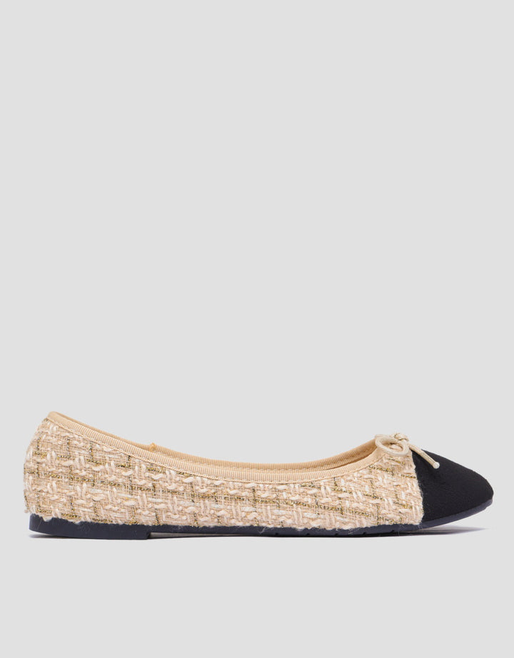 Connexion Pita Sepatu Ballerina Wanita