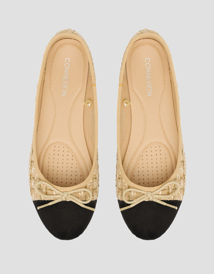 Connexion Pita Sepatu Ballerina Wanita