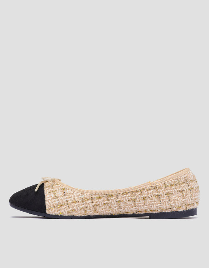 Connexion Pita Sepatu Ballerina Wanita