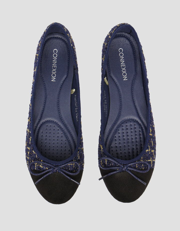 Connexion Pita Sepatu Ballerina Wanita