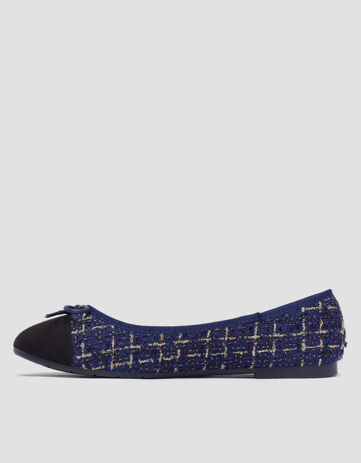 Connexion Pita Sepatu Ballerina Wanita