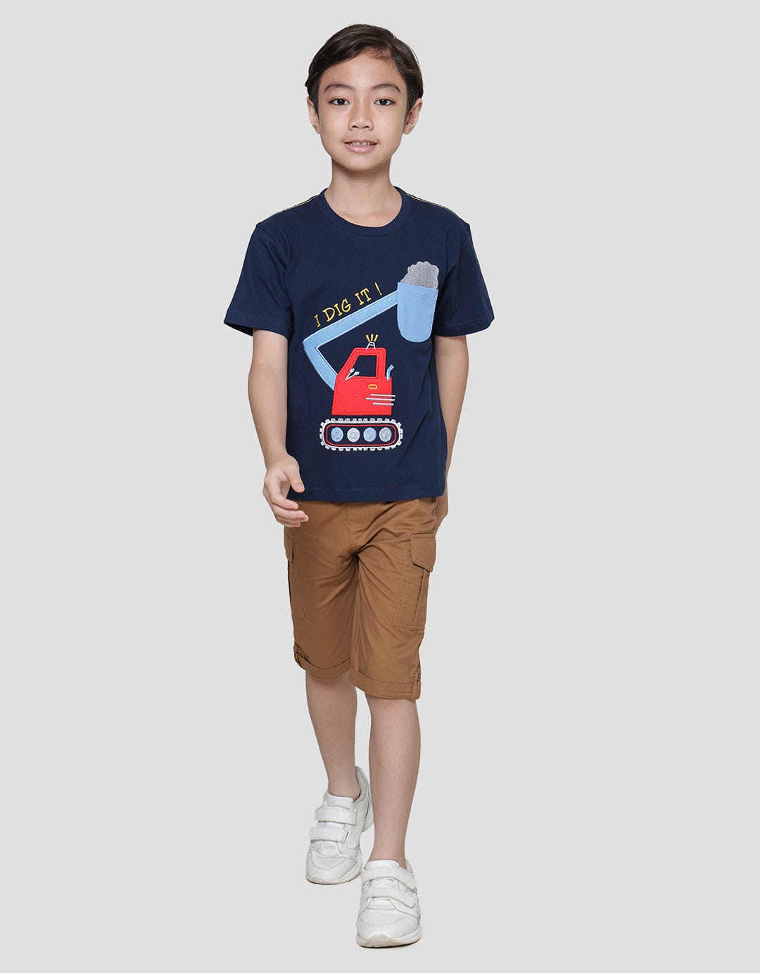 Little M Aplikasi I Dig It Bordir Kaos Anak Laki-Laki