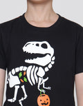 Little M Dino Halloween Kaos Anak Laki-laki