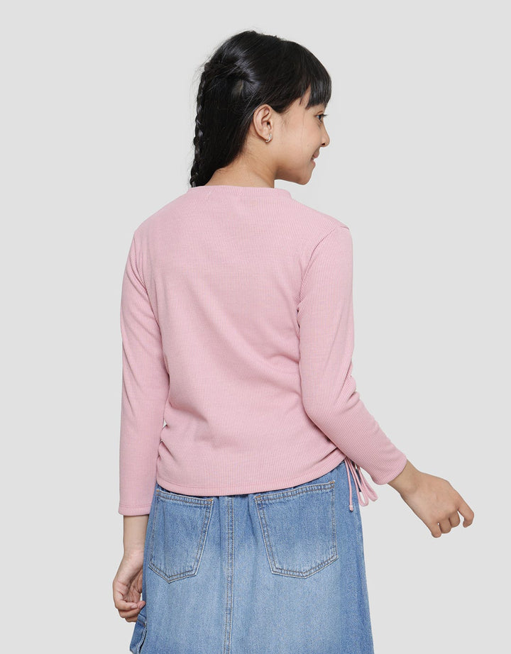 Nevada Side Drawstring Girls T-Shirt