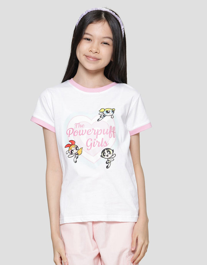 Character Powerpuff Girls Love Girls Short Sleeve T-shirt