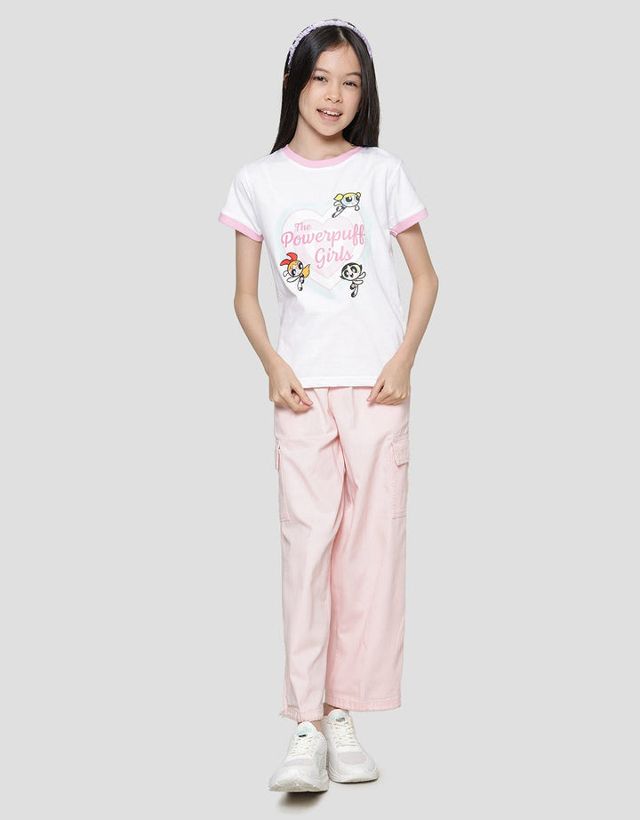 Character Powerpuff Girls Love Girls Short Sleeve T-shirt