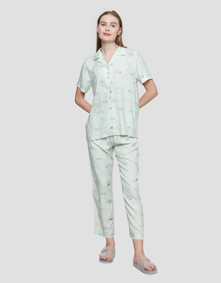 Disney Toy Story Alien Rayon Sleepwear One Set for Women