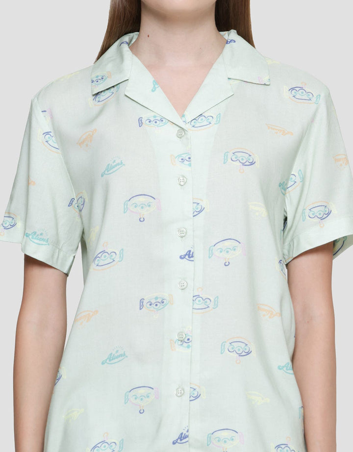 Disney Toy Story Alien Rayon Sleepwear One Set for Women