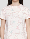 Disney Mickey And Friends Line Knit One Set Baju Tidur Wanita
