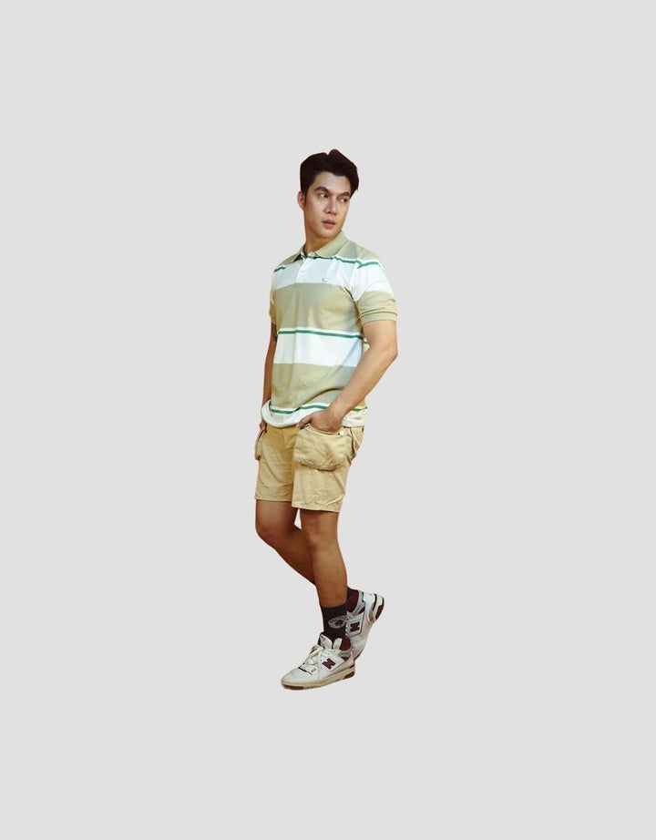 Walrus Polo Kaos Salur Nyaman Uniseks
