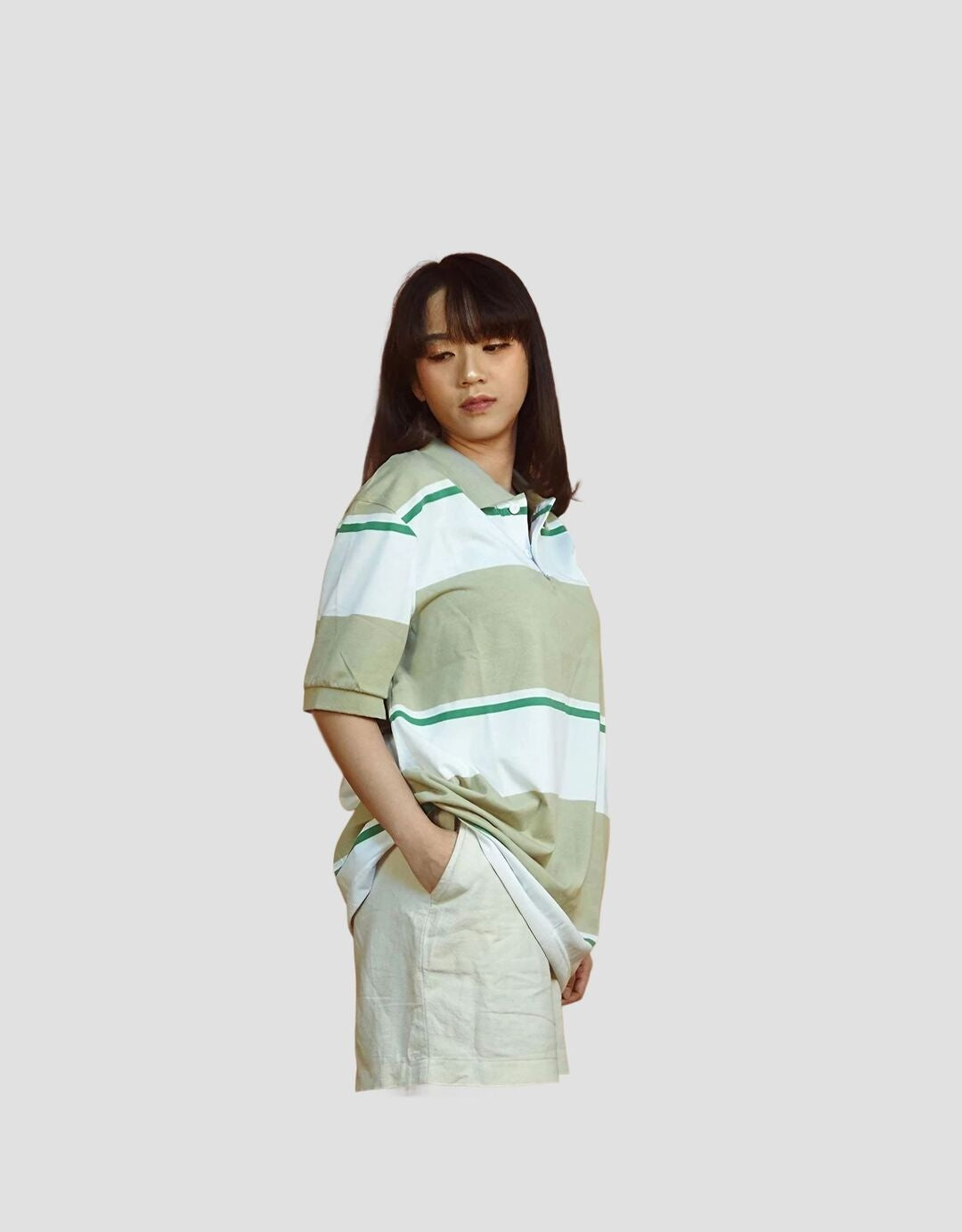 Walrus Polo Kaos Salur Nyaman Uniseks