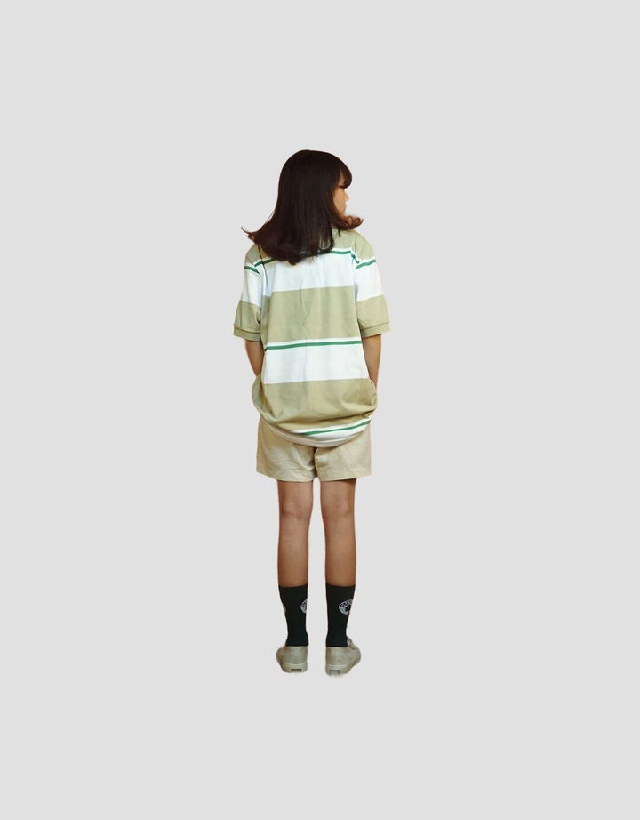 Walrus Polo Kaos Salur Nyaman Uniseks