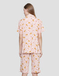Nevada Cat Peach Women's Capri Pants Sleepwear