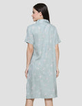 Nevada Starfish Midi Dress Lengan Pendek Wanita