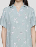 Nevada Starfish Midi Dress Lengan Pendek Wanita