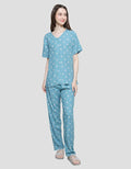 Nevada Palm Tree Women's Pajama Set