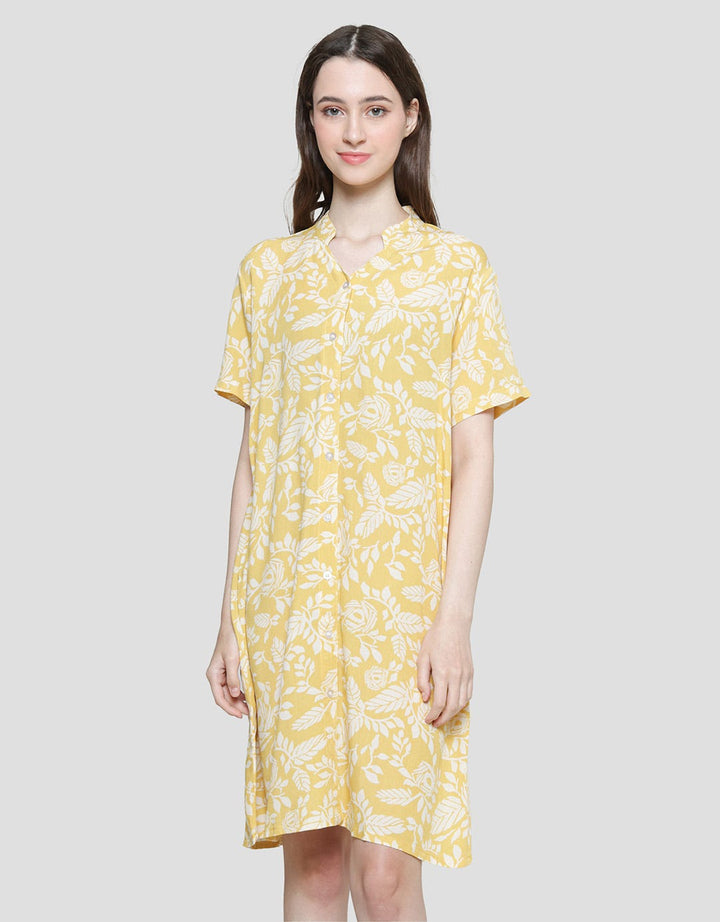 St. Yves Big Leaves Women's Midi Dress
