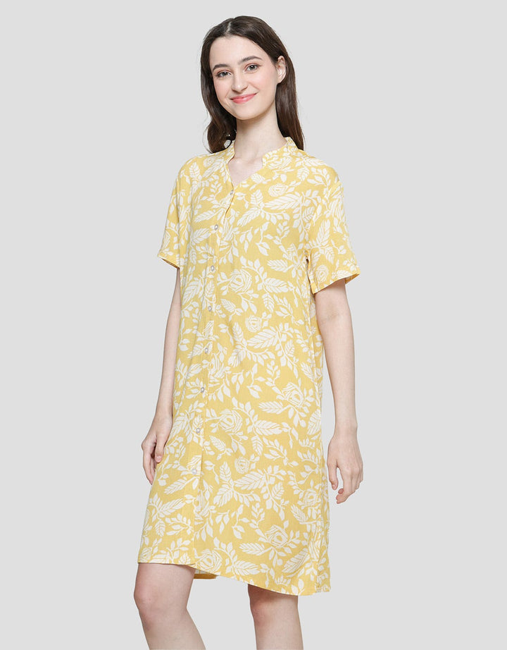 St. Yves Big Leaves Women's Midi Dress