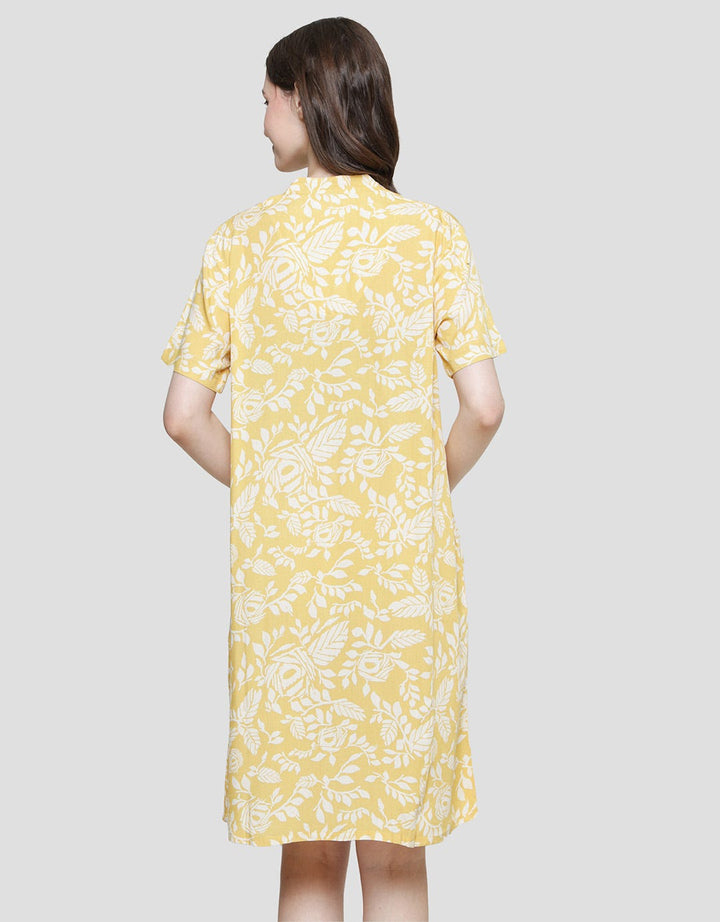St. Yves Big Leaves Women's Midi Dress