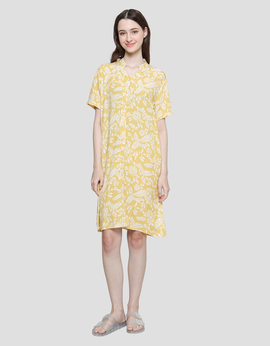 St. Yves Big Leaves Women's Midi Dress