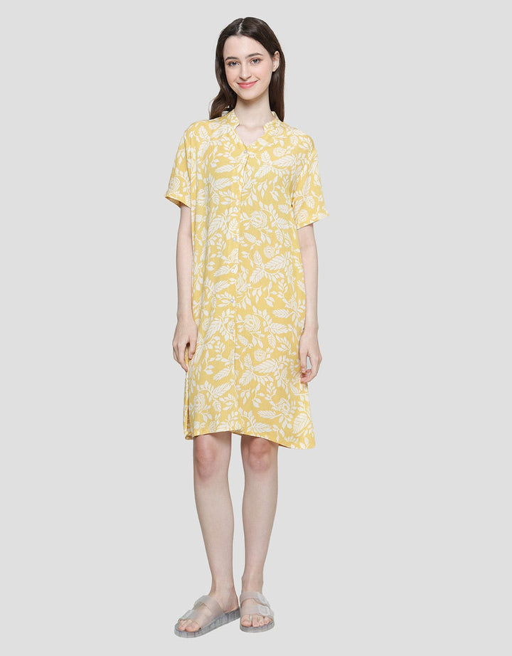 St. Yves Big Leaves Women's Midi Dress
