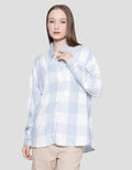 Nevada Checks Rayon Kemeja Wanita
