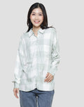 Nevada Checks Rayon Kemeja Wanita