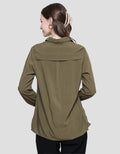 Details Double Chest Pocket Kemeja Wanita
